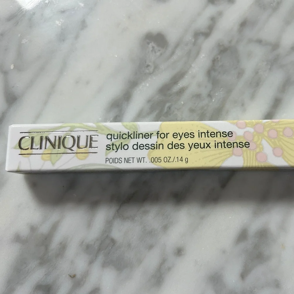 NEW Clinique Quickliner for Eyes Intense 09 Intense Ebony Eyeliner Eye Liner NIB